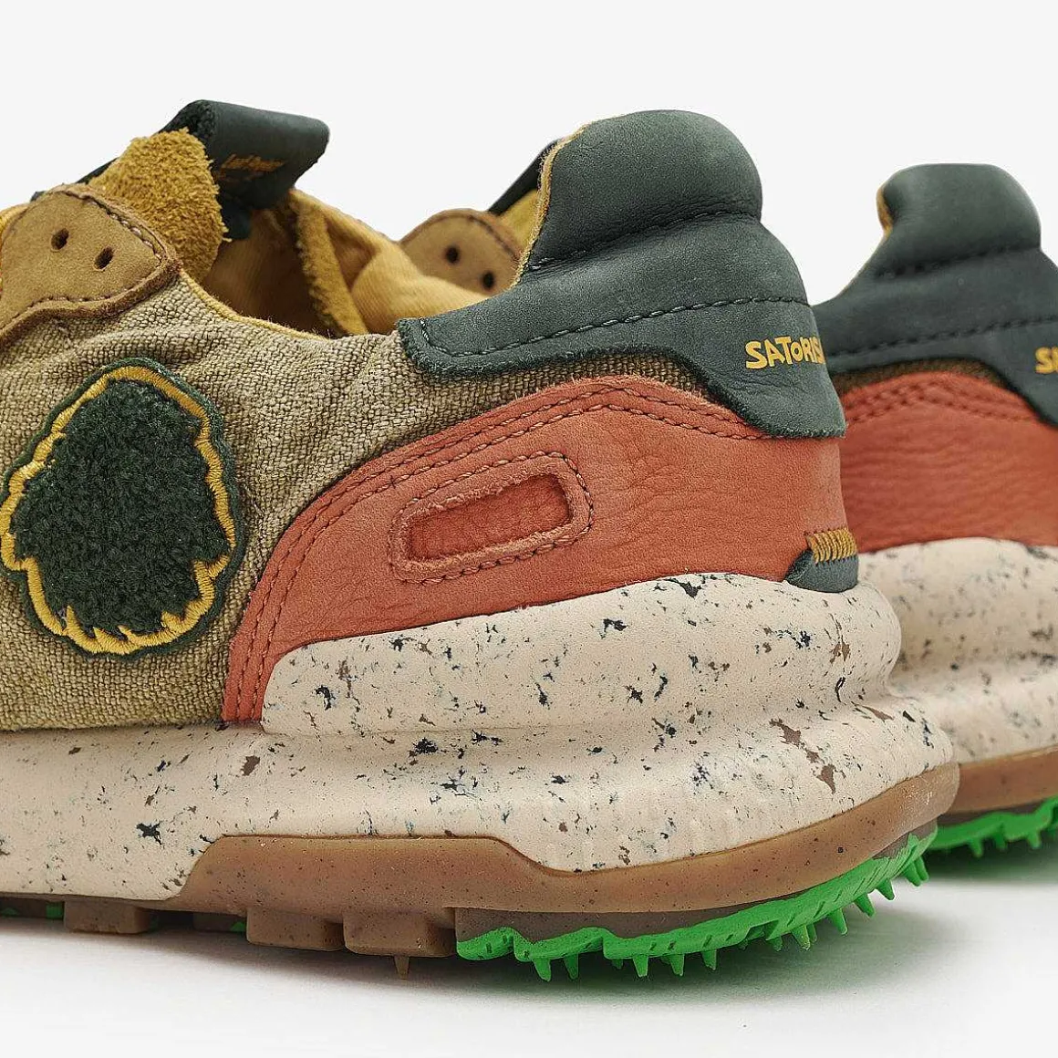 Chacrona-Leinen | Psychadelisches Khaki