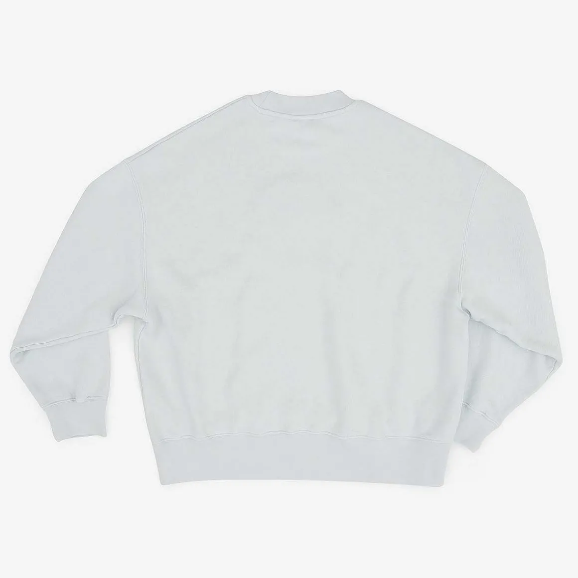 Sweatshirt Oversize Bio-Baumwolle | Illusionsblauer Chenille